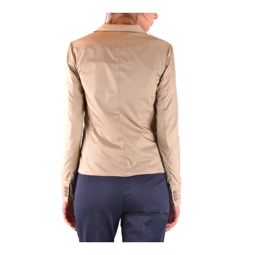 Aspesi Punk-geïnspireerd leren jack Beige Dames