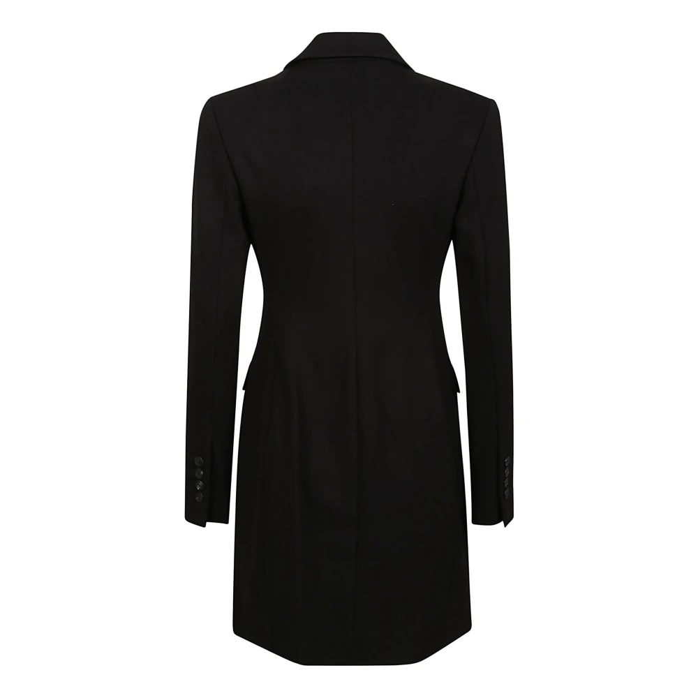 Diane Von Furstenberg Zwarte Jurken met Spandex Mix Black Dames