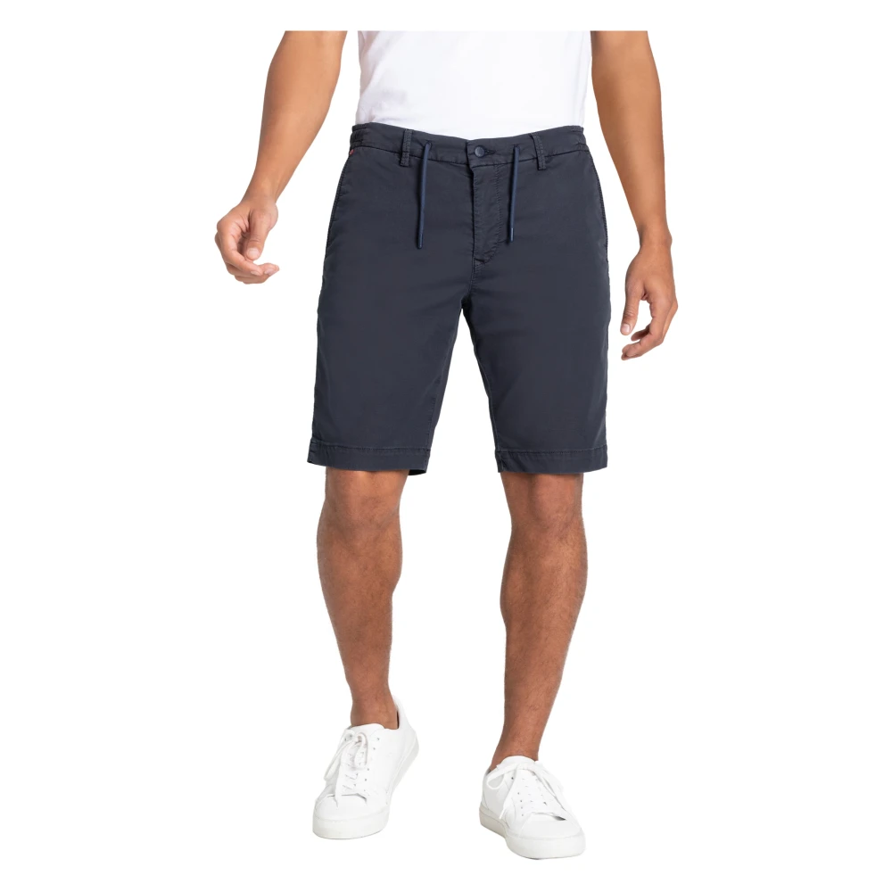 Mac Homme Bleu Shorts, Taille: W32 Jog`N Short Bermuda Chino Design