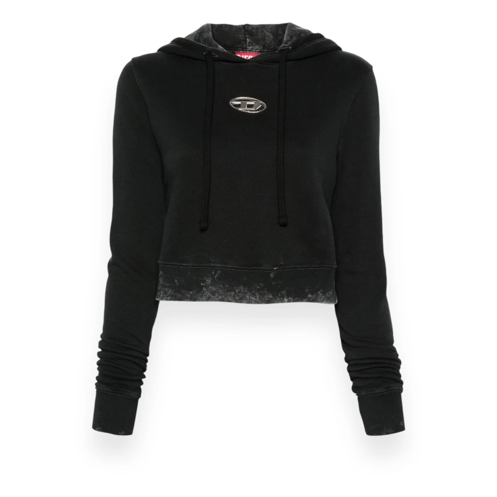Diesel Slimmy Hoodie Black Dames