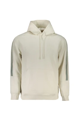 Huvtröja med fleece och tryck