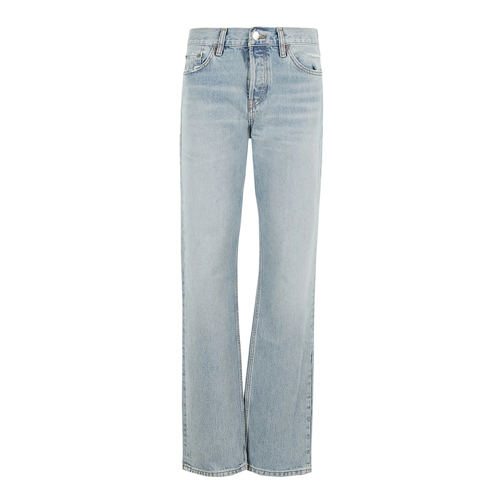 Re/Done Enkel Straight Jeans Blue, Dam