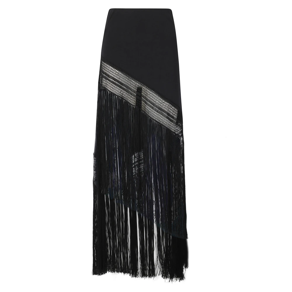 Andamane Women's Black Marisol Long Skirt - Midi Skirts - M - Skirts