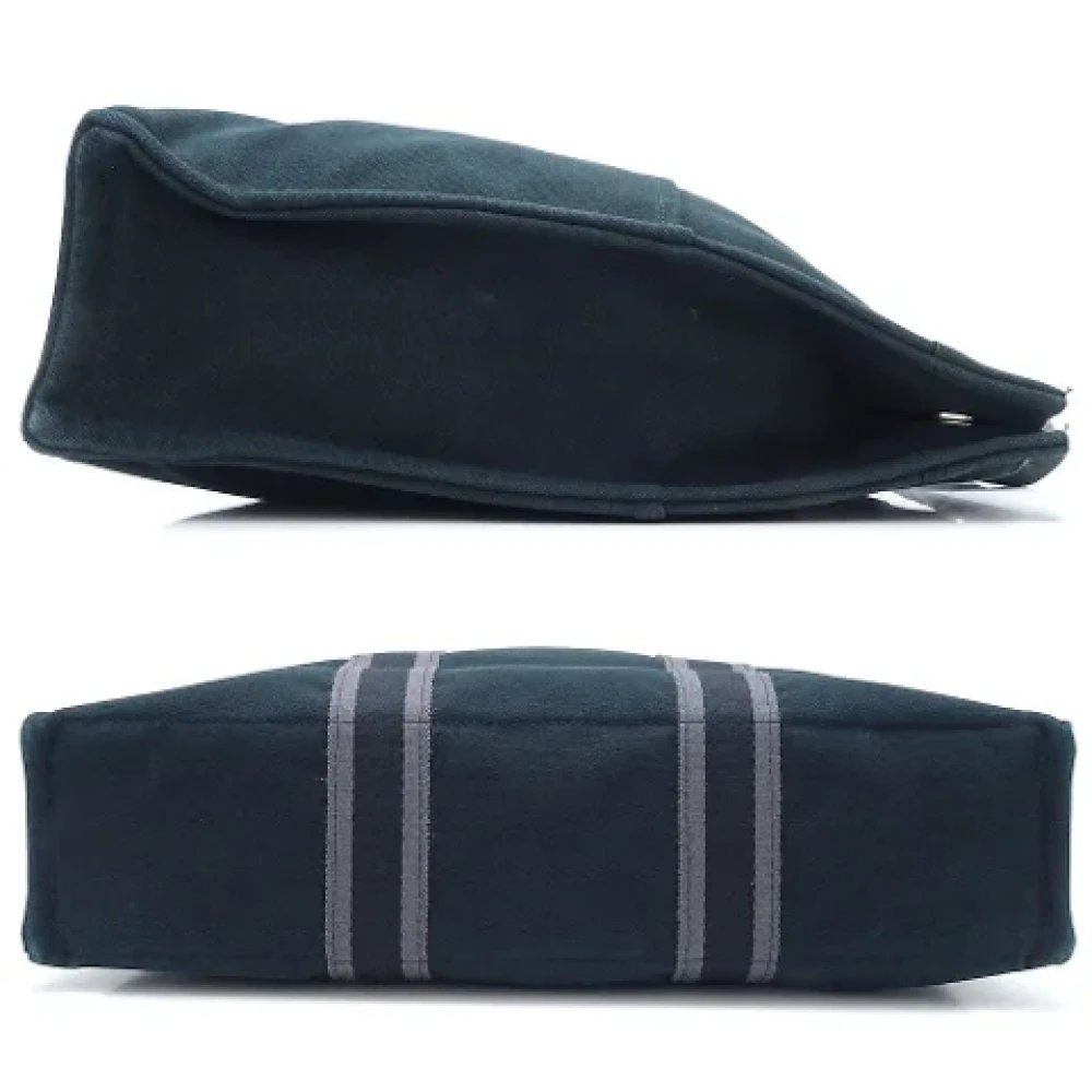 Hermès Vintage Pre-owned Canvas handbags Black Dames