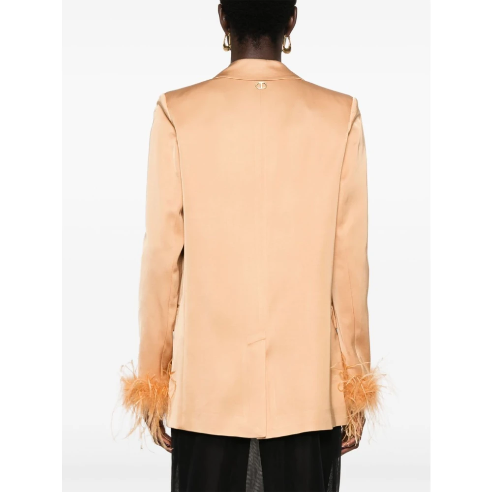 Twinset Roze Paarse Blazer Vrouwen Mode Stijl Pink Dames