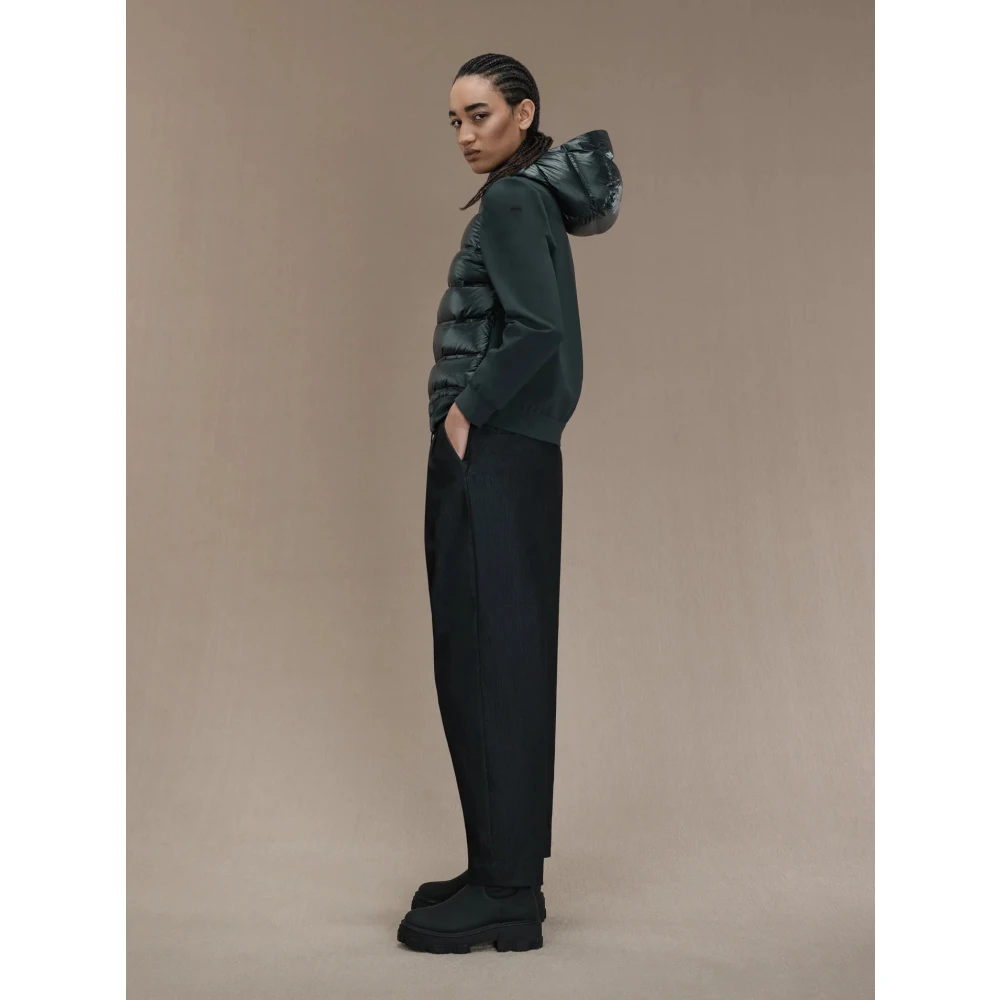 RRD Gewatteerde Hoodie Jas Green Dames