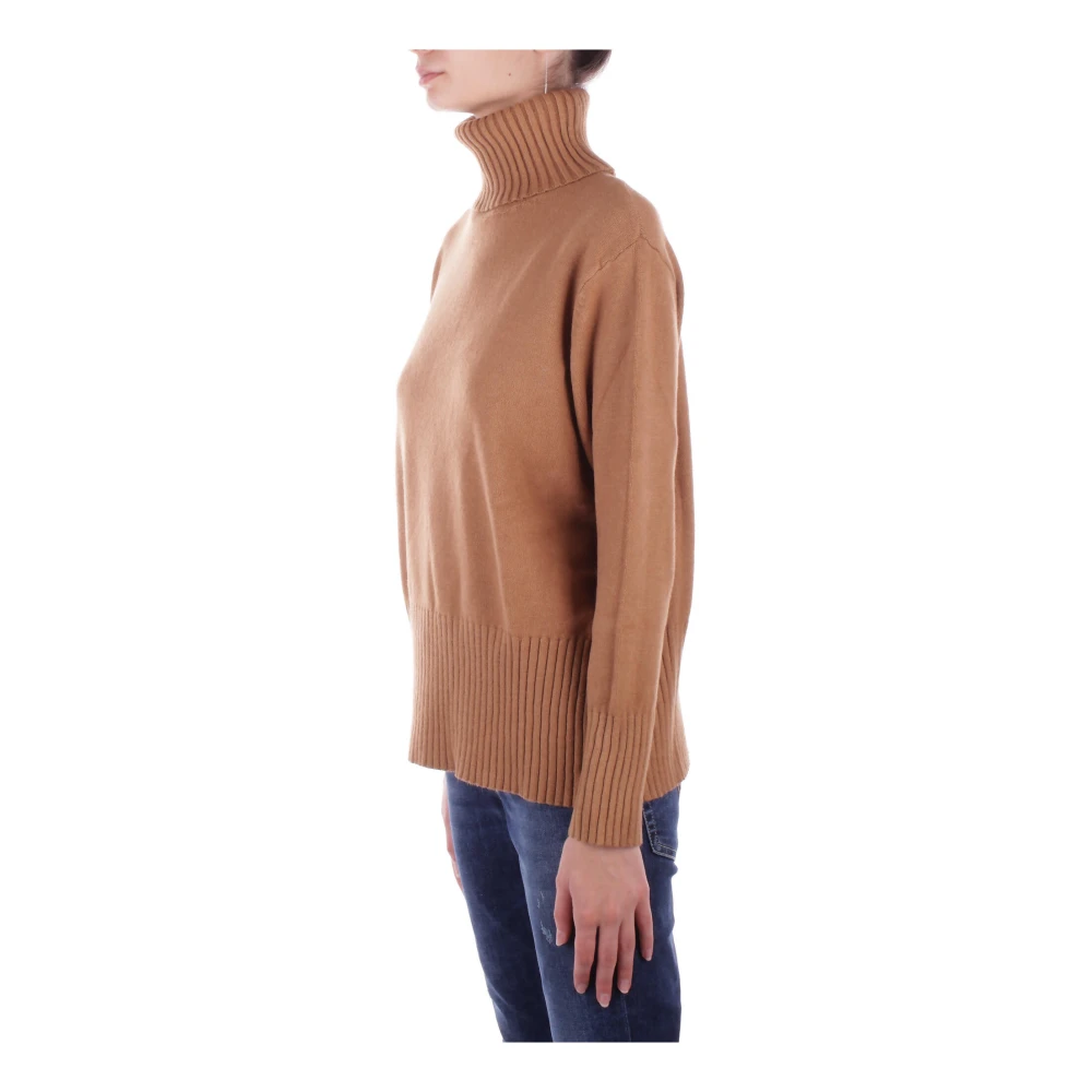 H2O Bruine Trui met Geborduurde Details Brown Dames