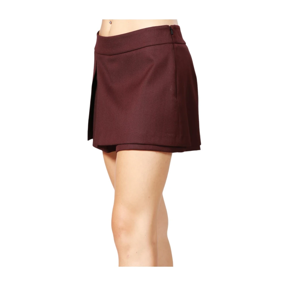 pinko Casual Denim Shorts voor Vrouwen Red Dames