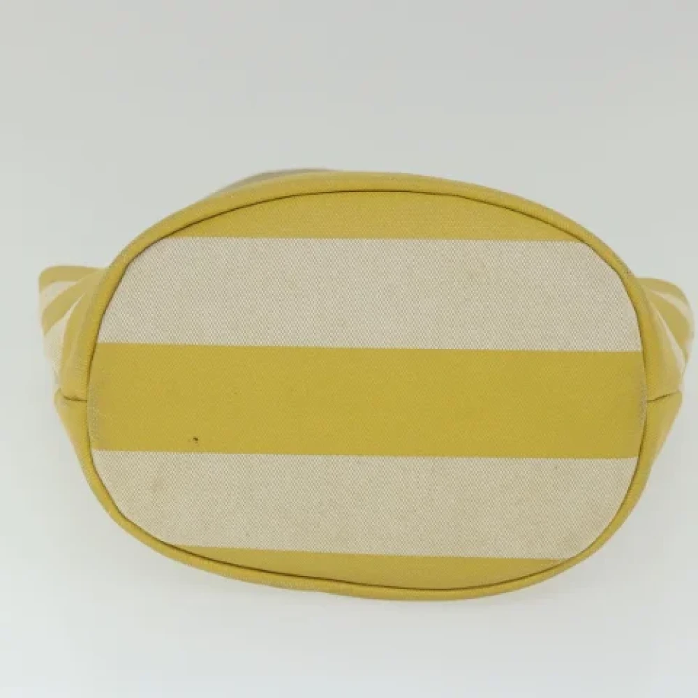 Burberry Vintage Pre-owned Canvas totes Yellow Dames