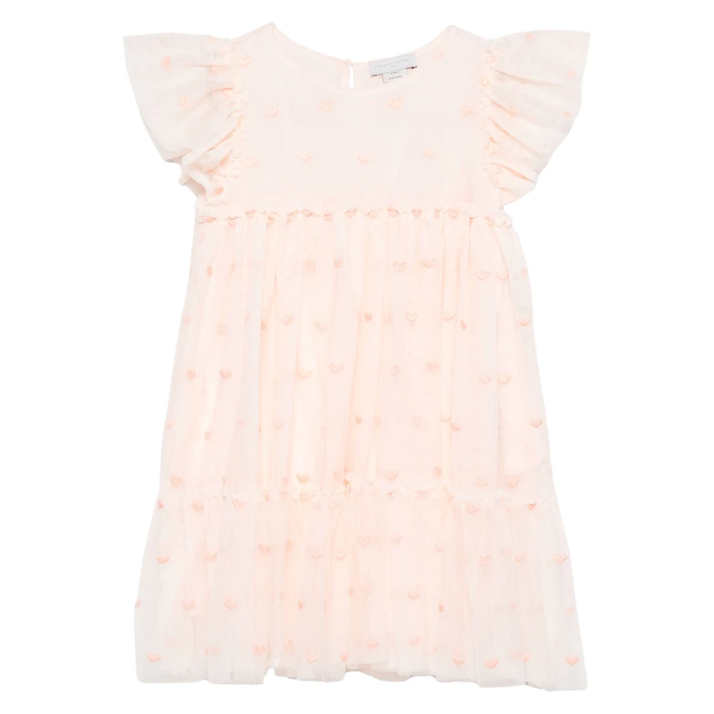 Stella Mccartney Dresses, Female, 12 Y, Embroidered Dress Pink