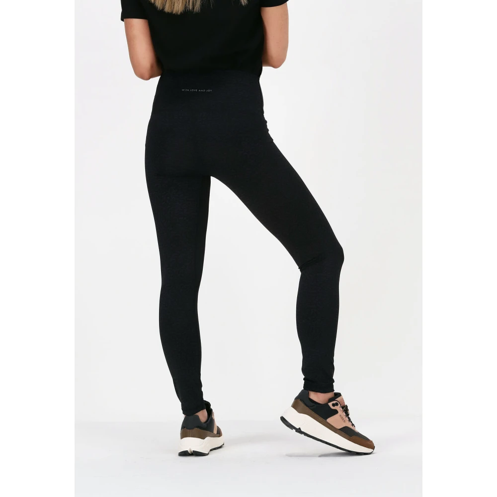 Co'Couture Dierenprint Legging Zwart Black Dames