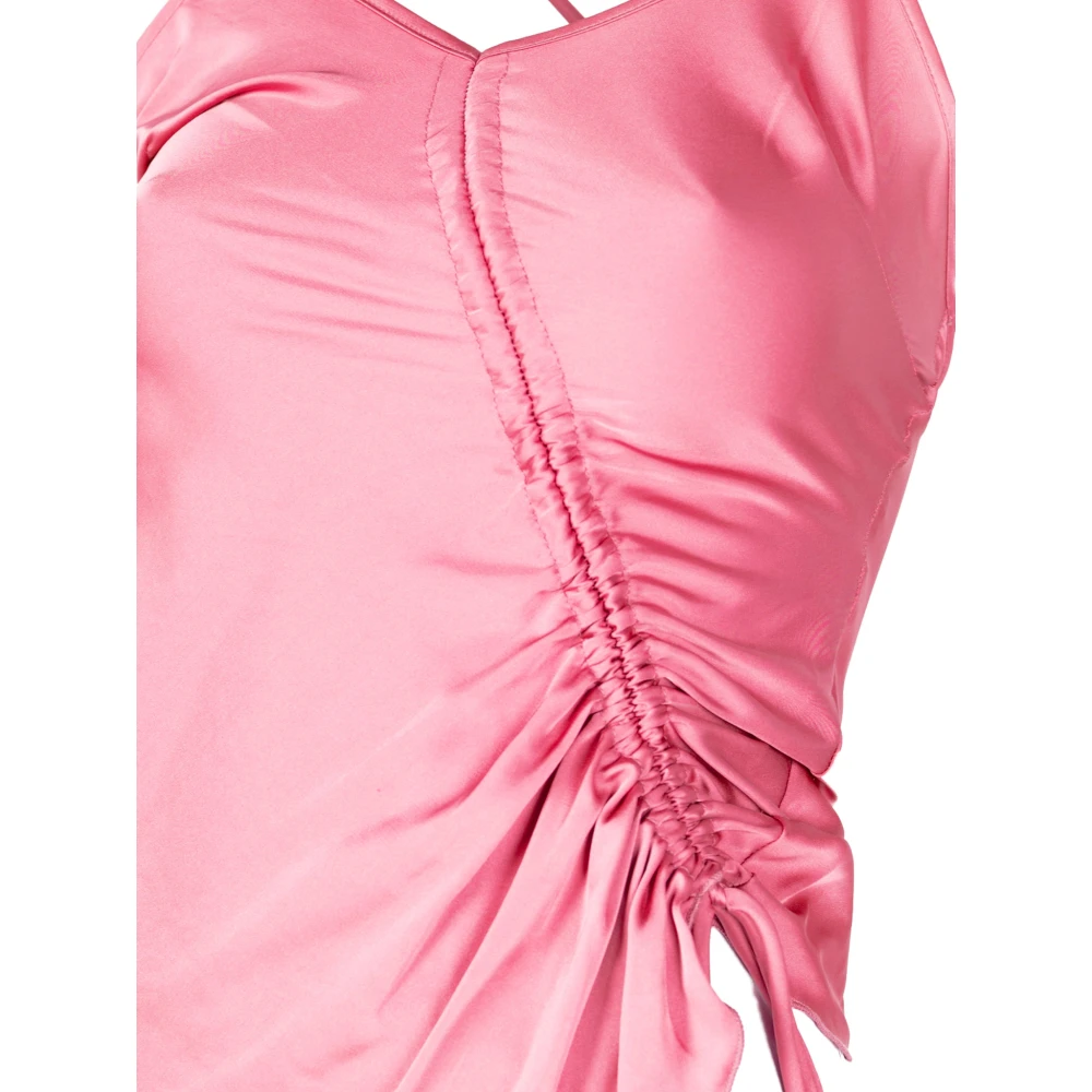 Liu Jo Elegante V-Hals Jurk Pink Dames
