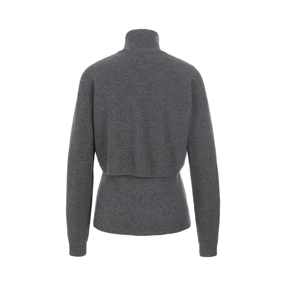 RIANI Grijze Wol en Kasjmier Trui Gray Dames
