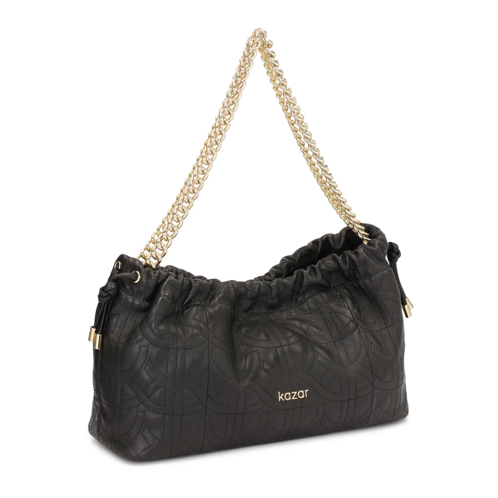 Kazar Handtas met schouderkettingen Black Dames