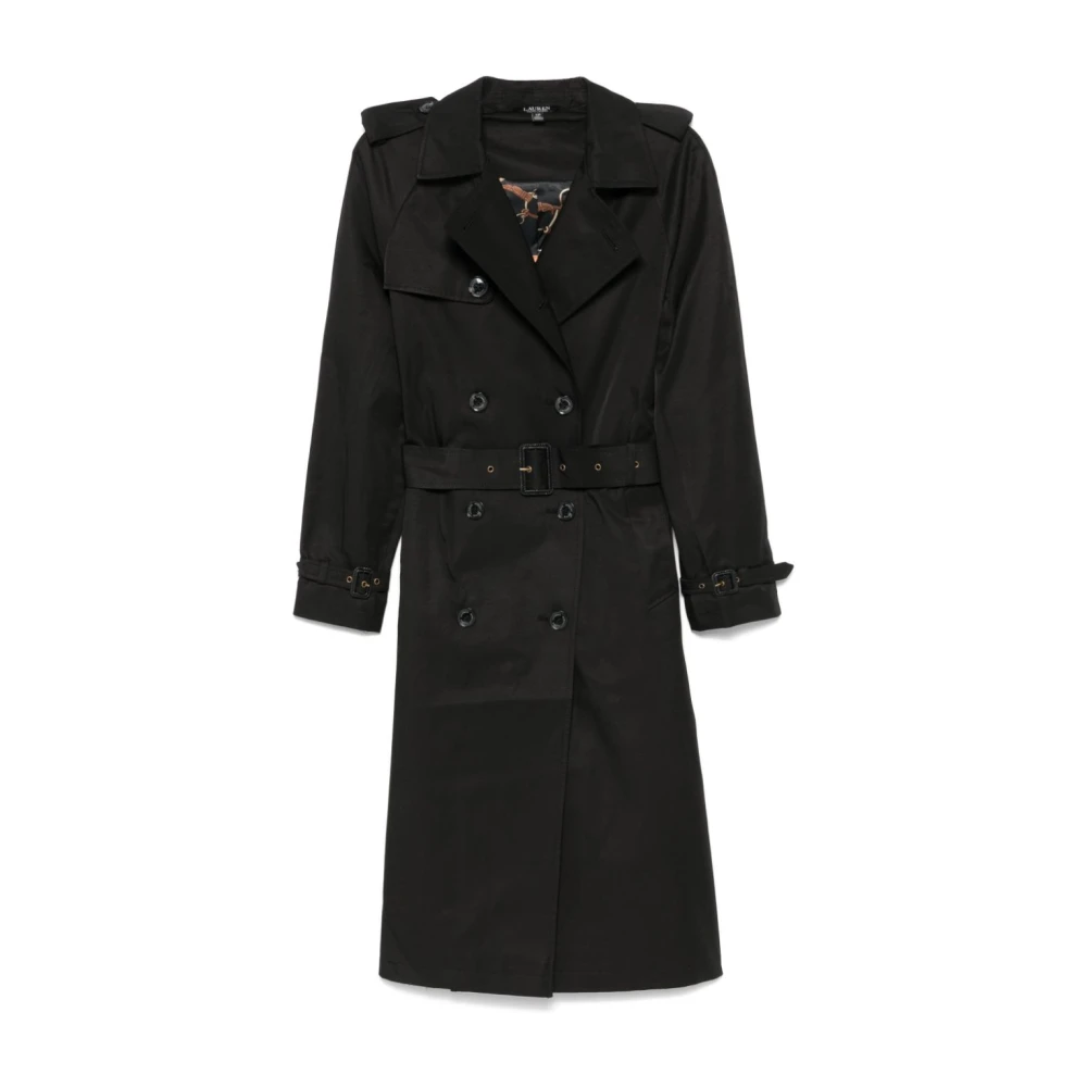 Ralph Lauren Women's Black Bl Db W Ns44 Lined Coat