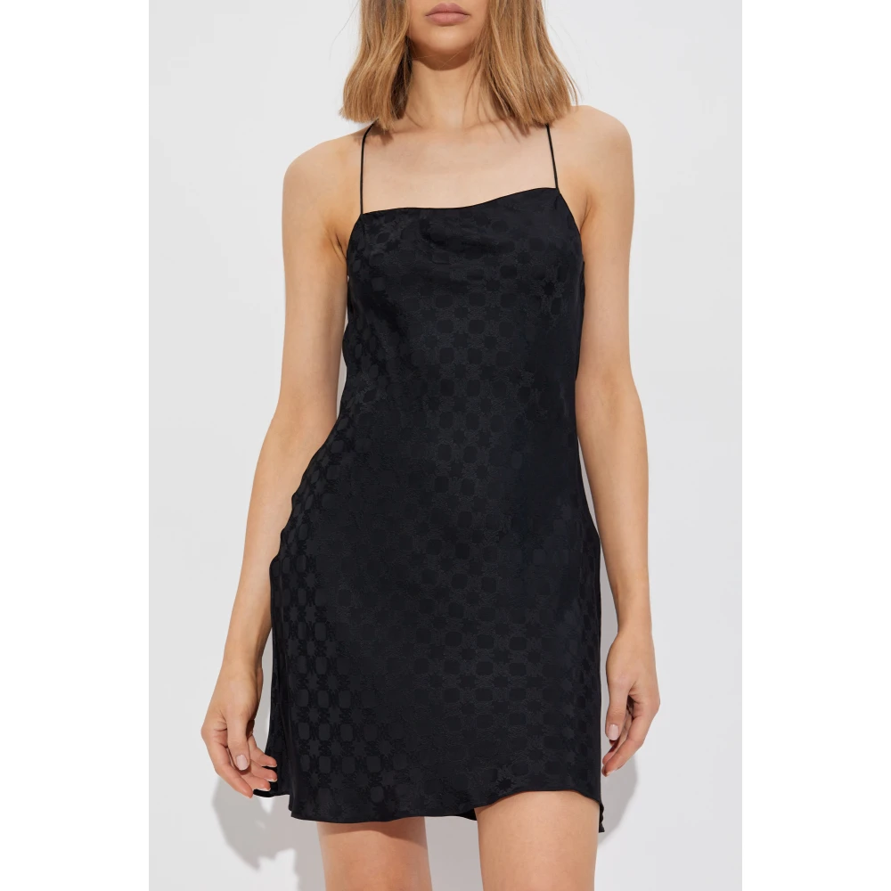 Amiri Spaghettibandjurk Black Dames