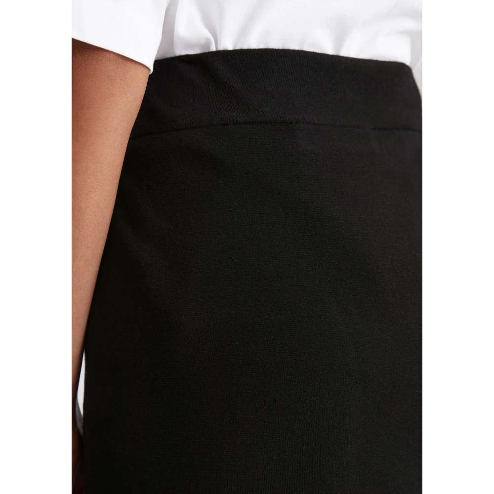 Marc O'Polo Compact jersey gebreide rok slim Black Dames