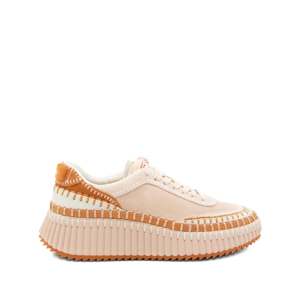 Chloé Nama Trainers - Female - Sneakers - Beige - 3 Uk - Shoes