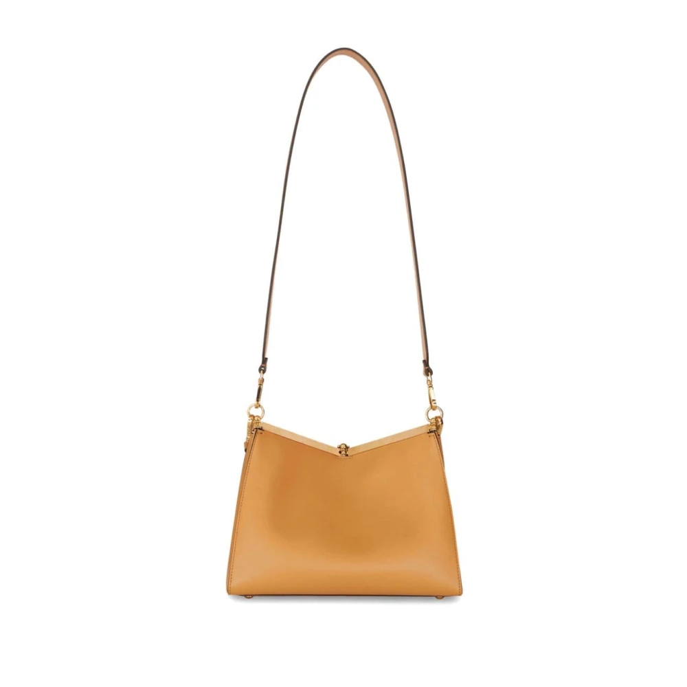 ETRO Bruine Kalfsleren Schoudertas Brown Dames