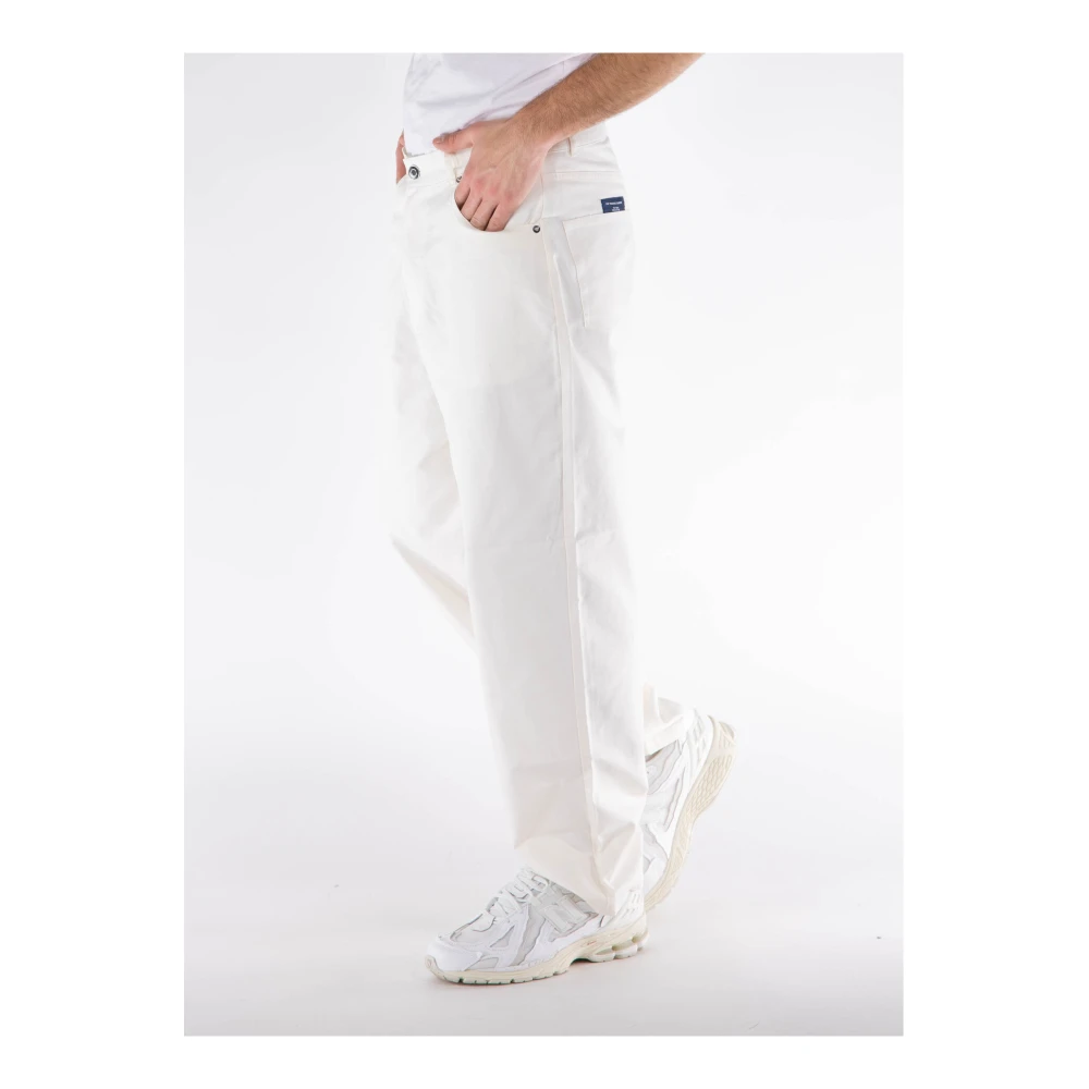 Pop Trading Company Straight Jeans White Heren