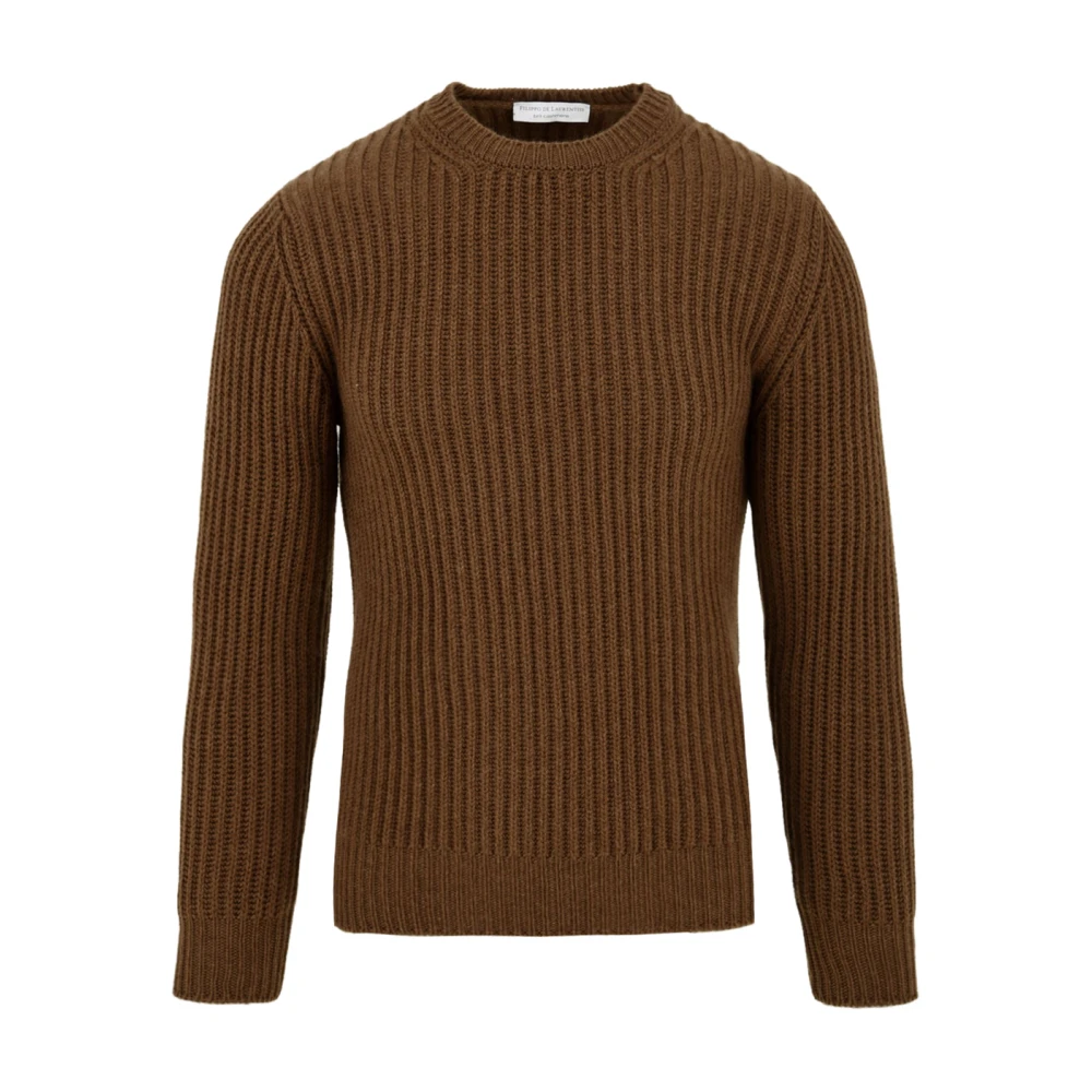 Knitwear > Round-neck Knitwear - - Filippo De Laurentiis - Modalova