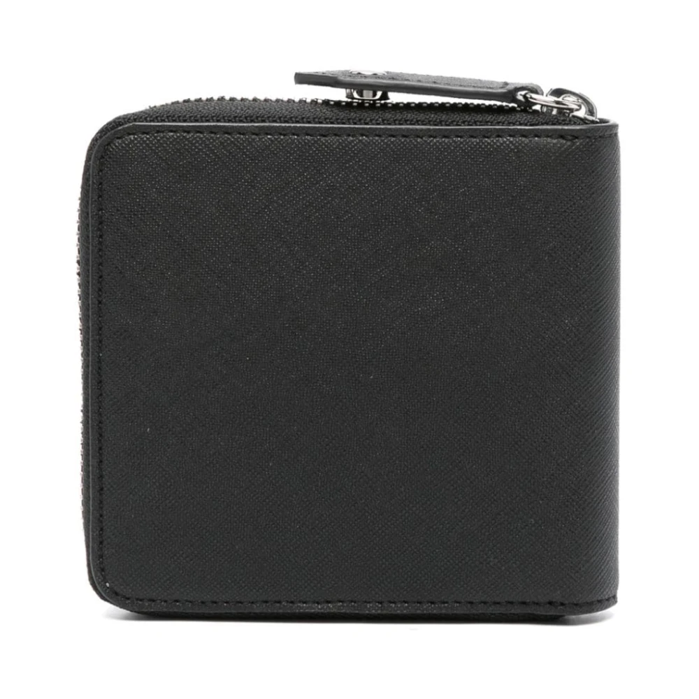 Vivienne Westwood Zwarte portemonnee van imitatieleer met kenmerkende Orb-plaque Black Dames