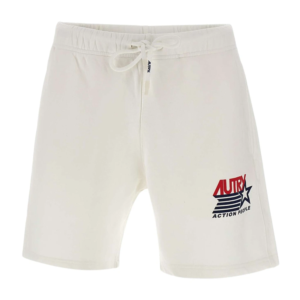 Autry Witte Shorts voor Vrouwen White Heren