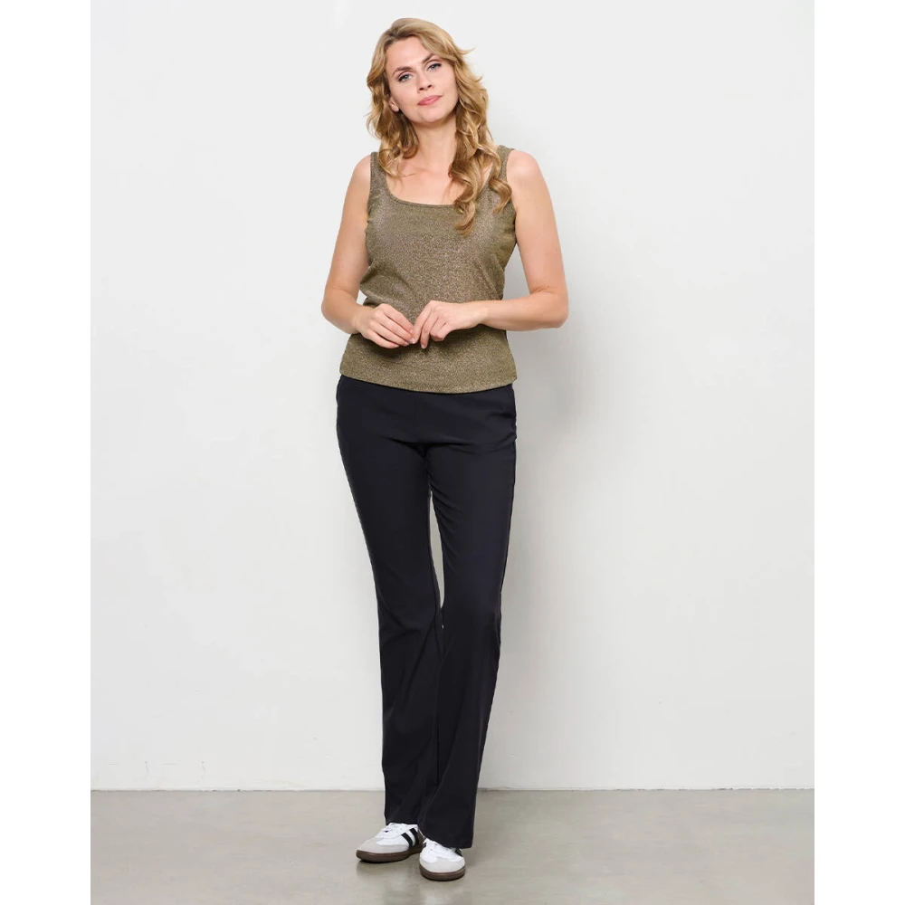 &Co Woman Top zonder mouwen Zomerse stijl Yellow Dames