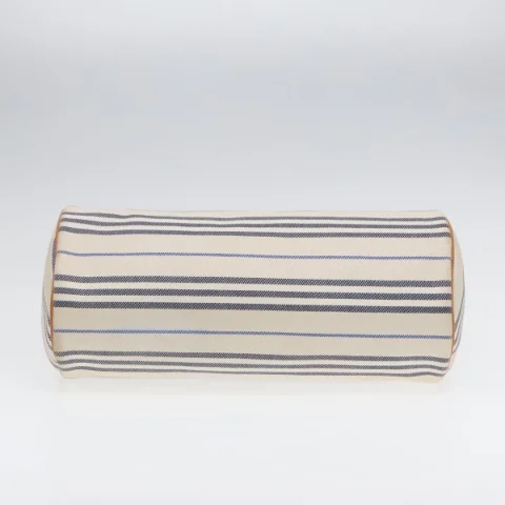 Burberry Vintage Pre-owned Canvas shoulder-bags White Dames