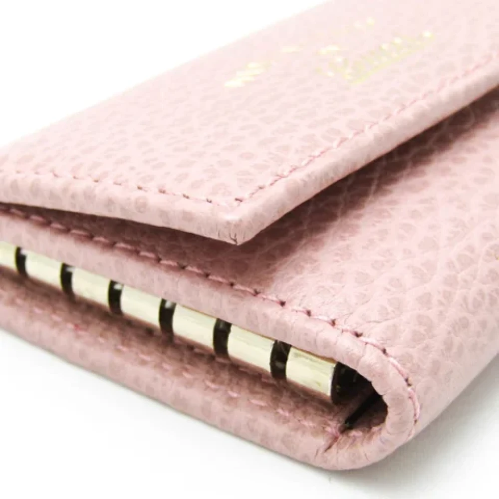 Gucci Vintage Pre-owned Leather key-holders Pink Dames