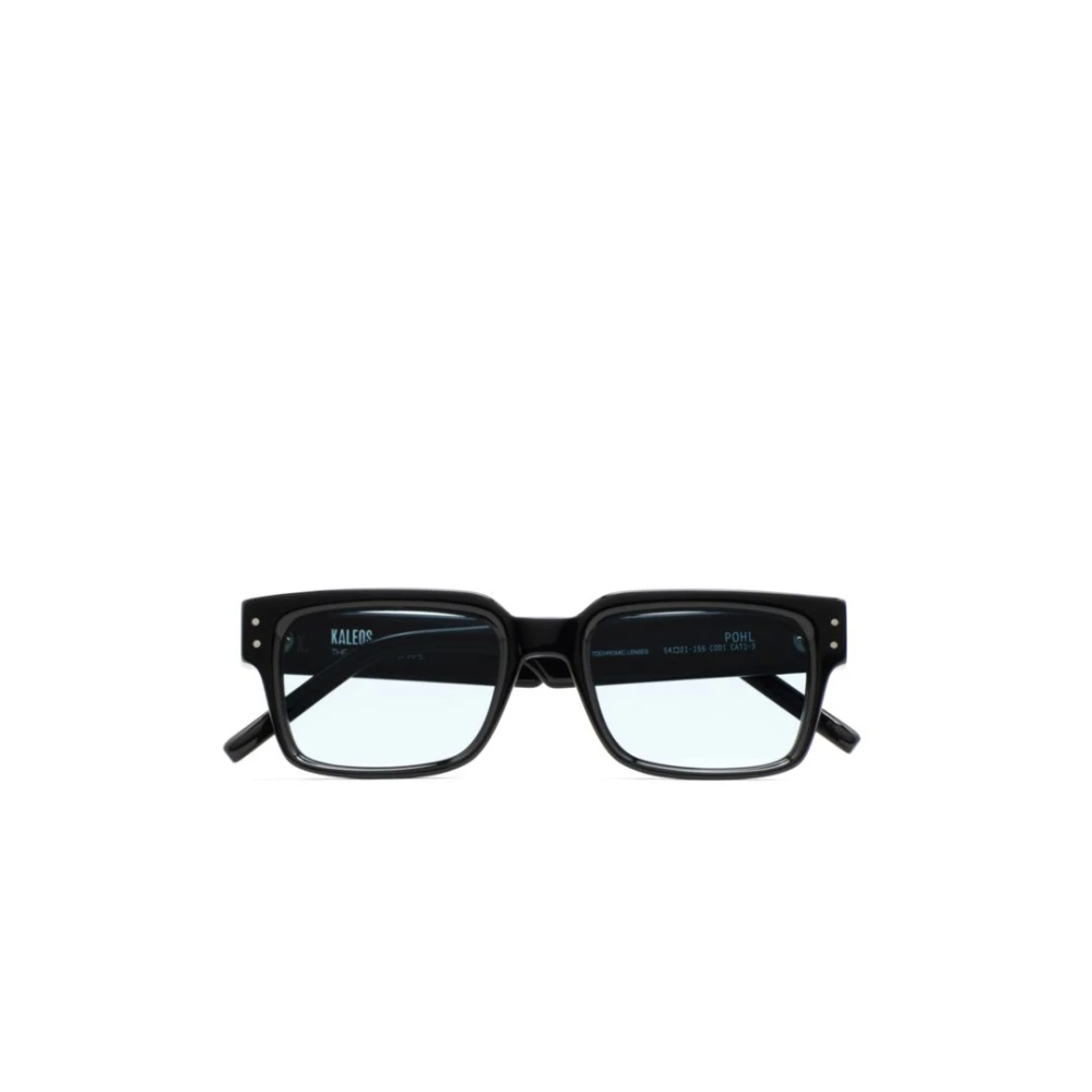 Kaleos Unisex Black Glasses, 54 Mm, Pohl