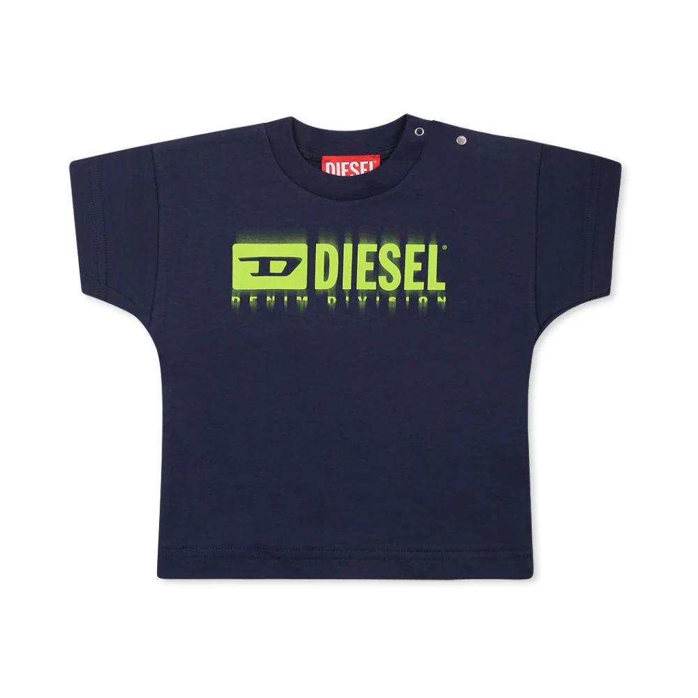 Diesel Blå Kortärmad T-shirt Blue, Pojke