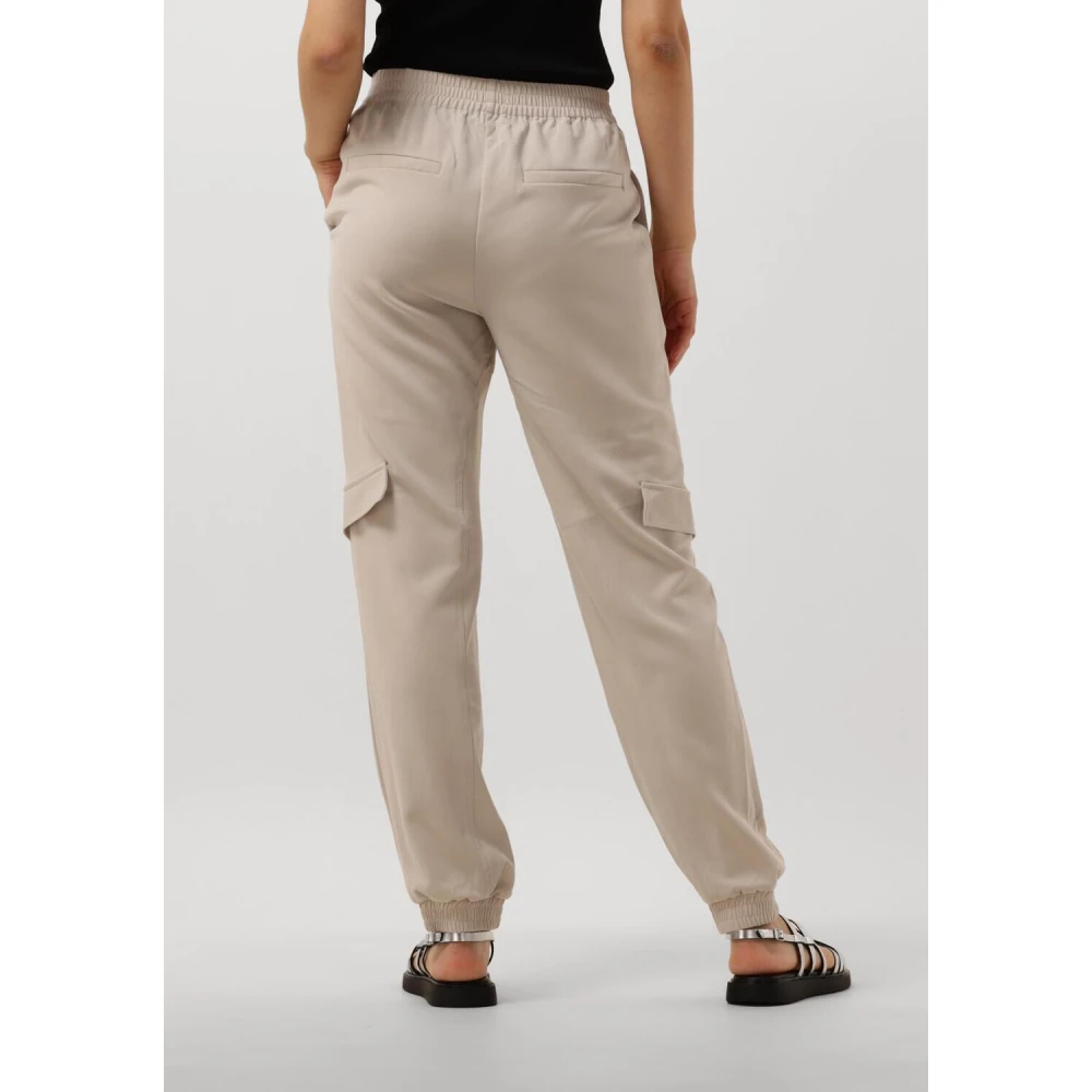 Bruuns Bazaar Beige stijlvolle broek met zijzakken Beige Dames