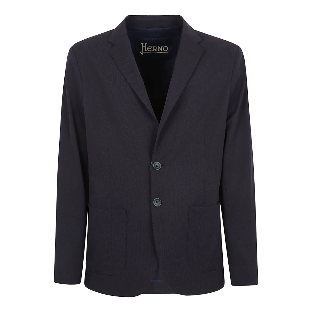 Herno - Jackets > Blazers - Blue - Herno - Modalova