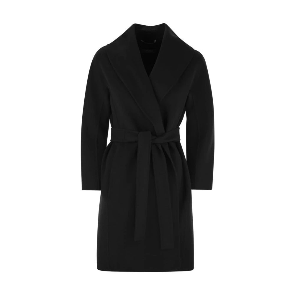 Max Mara Mujer Negro Abrigos, Talla: M