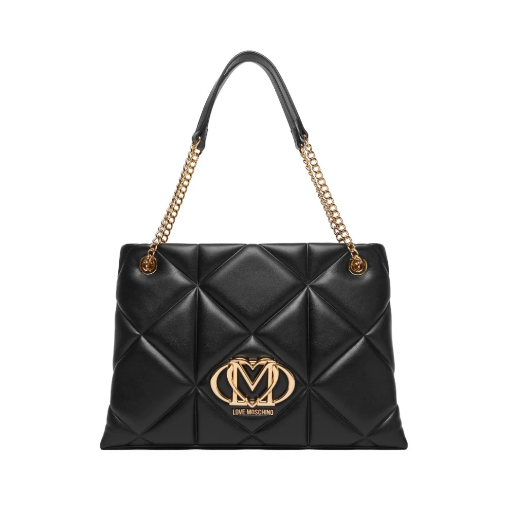 Love Moschino Women's Black Shoppers - Shoulder Bags - One Size - Bags