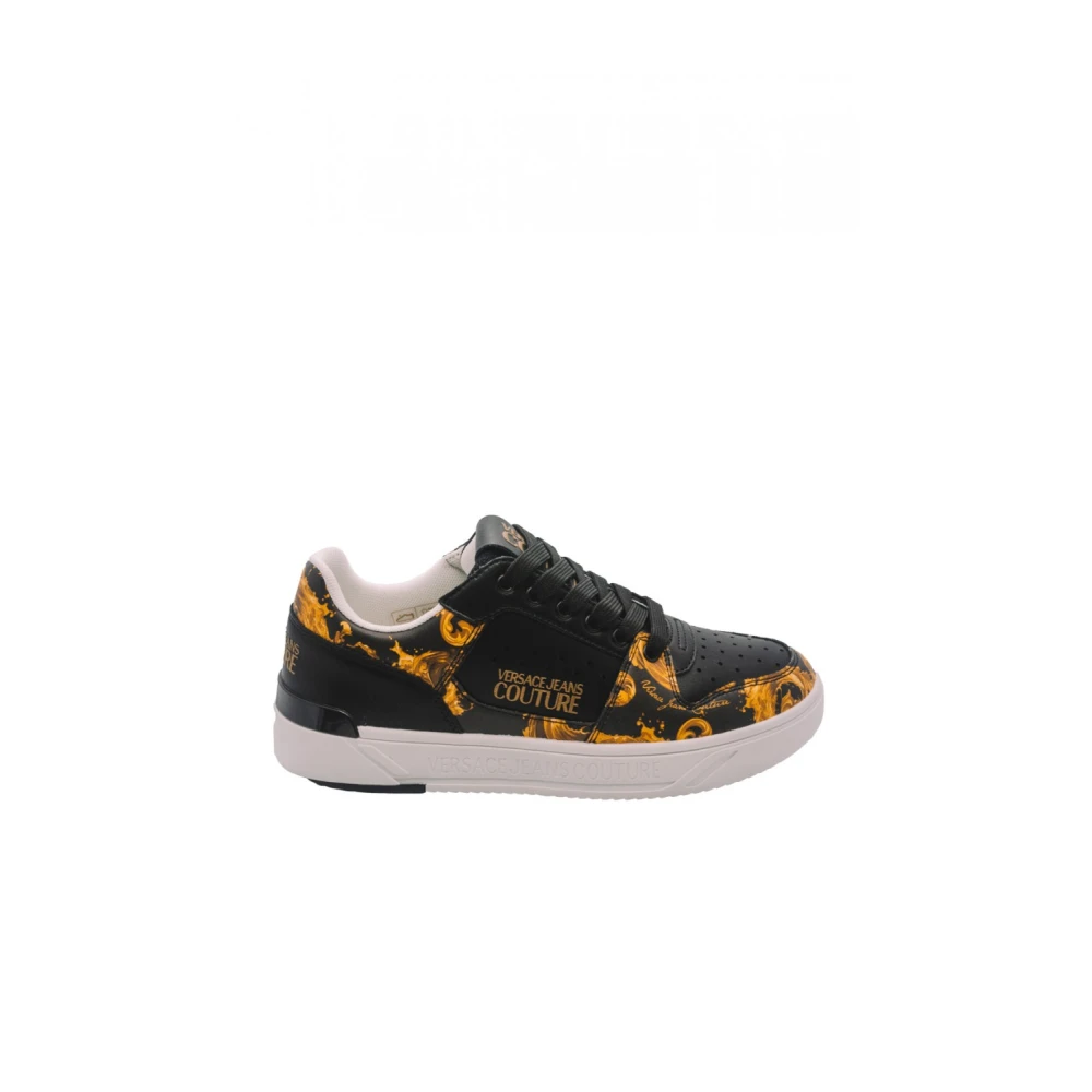 Versace Men's Multicolor Sneakers, 7 Uk, Barocco Pattern Trainers