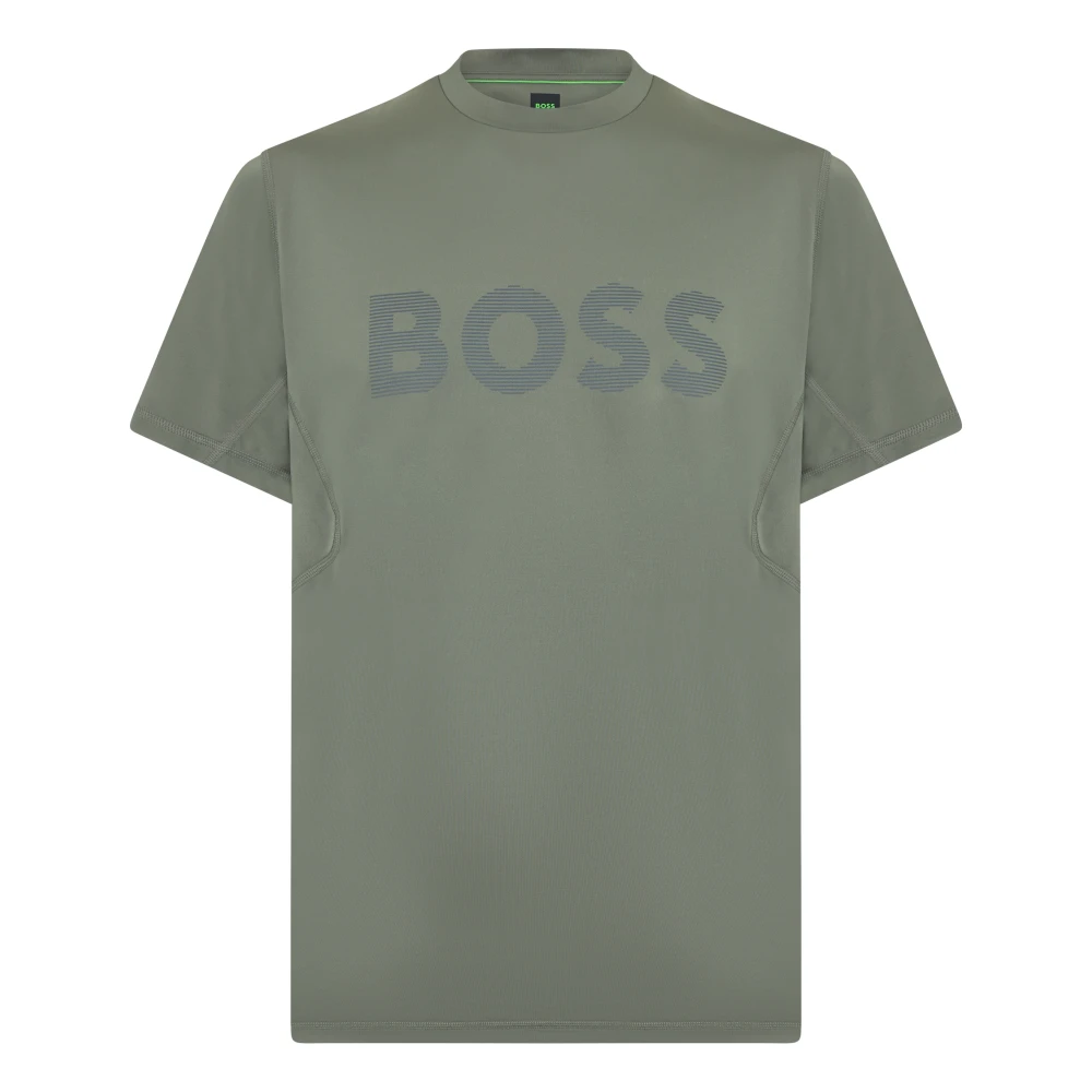 Hugo Men's Green T-Shirts, 2XL, T-Shirt In Jersey With Logo