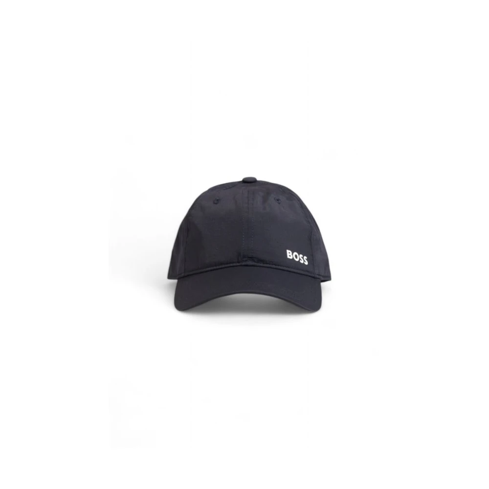 Hugo Boss Zwarte Polyamide Heren Hoeden Collectie Black Heren