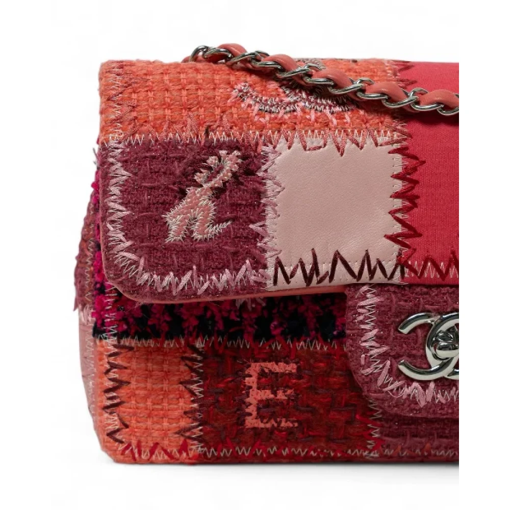 Chanel Vintage Pre-owned Fabric chanel-bags Red Dames