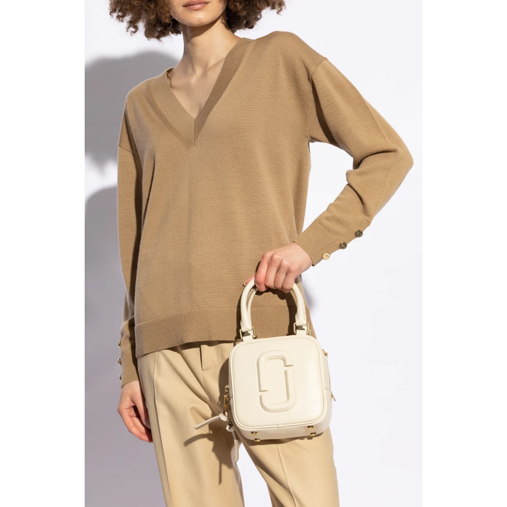 Marc Jacobs Schoudertas De Bedekte J Marc Cube Beige Dames