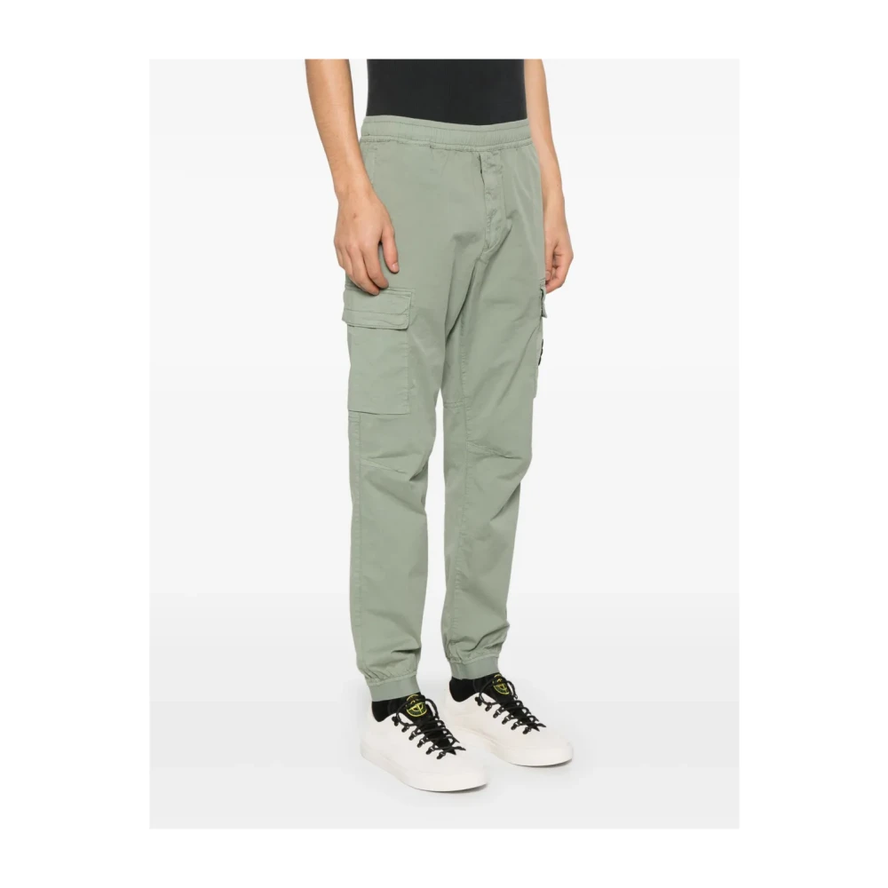 Stone Island Groene Cargo Jogger Broek Green Heren