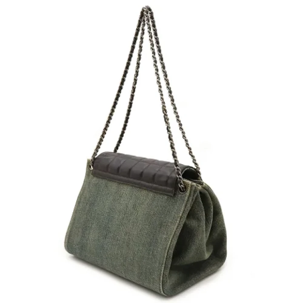 Chanel Vintage Pre-owned Denim chanel-bags Blue Dames