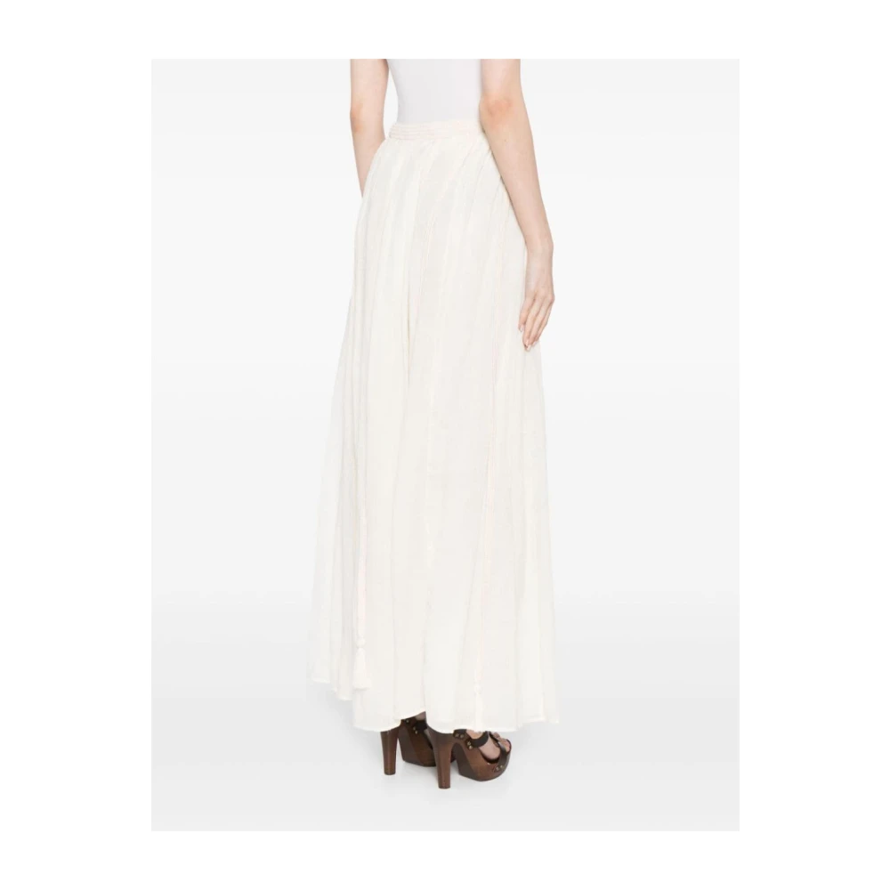 Ulla Johnson Witte Rokken voor Vrouwen Aw24 White Dames