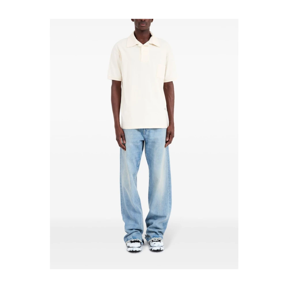 Maison Margiela Beige T-shirts en Polos Beige Heren