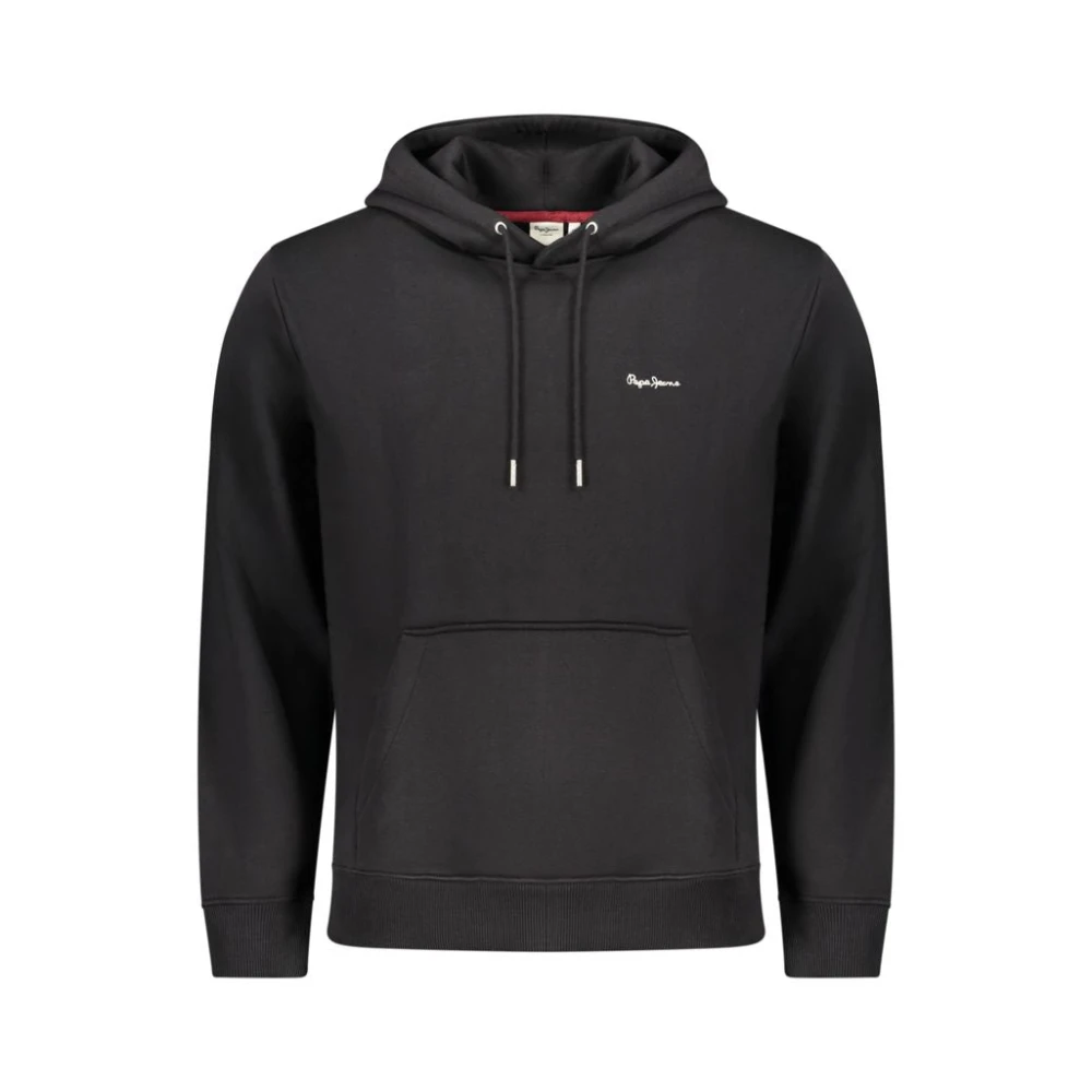Pepe Jeans Men's Black Long-Sleeved Hoodie - Hoodies - Xl - Sweatshirts & Hoodies