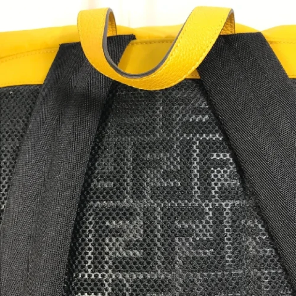 Fendi Vintage Pre-owned Fabric fendi-bags Yellow Heren