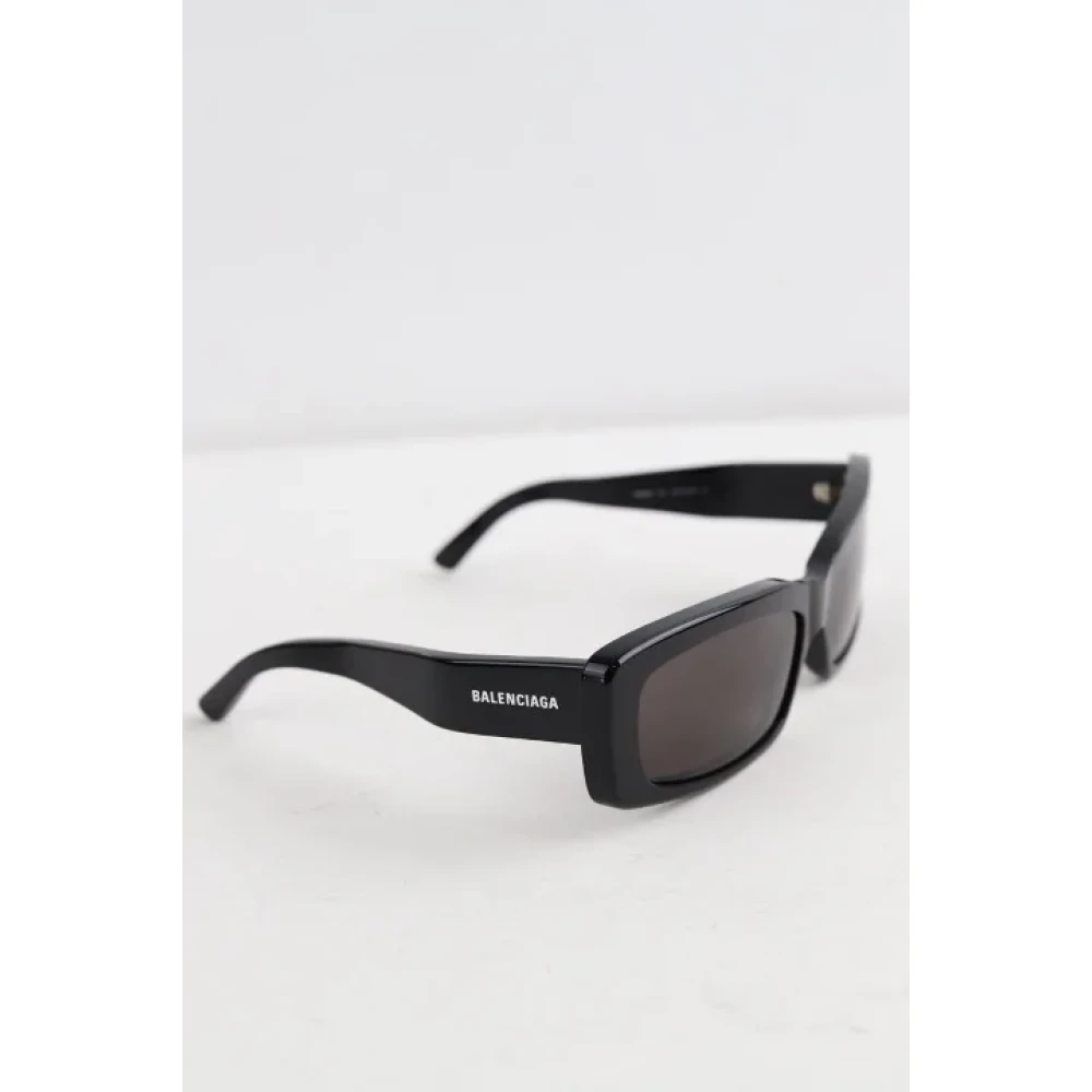 Balenciaga Vintage Pre-owned Plastic sunglasses Black Dames