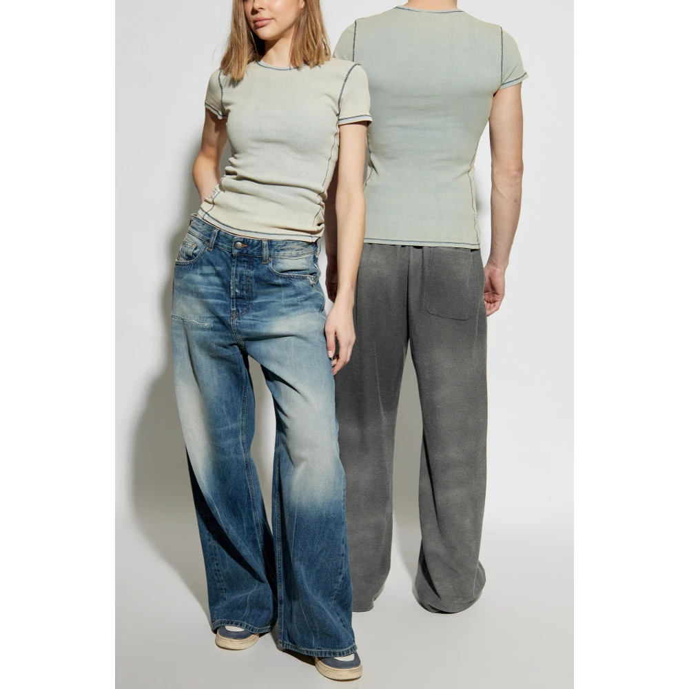 Diesel Top T-Hans-A Gray Unisex