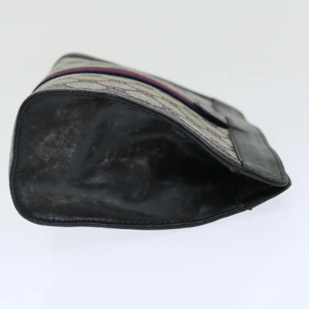 Gucci Vintage Pre-owned Leather clutches Blue Dames